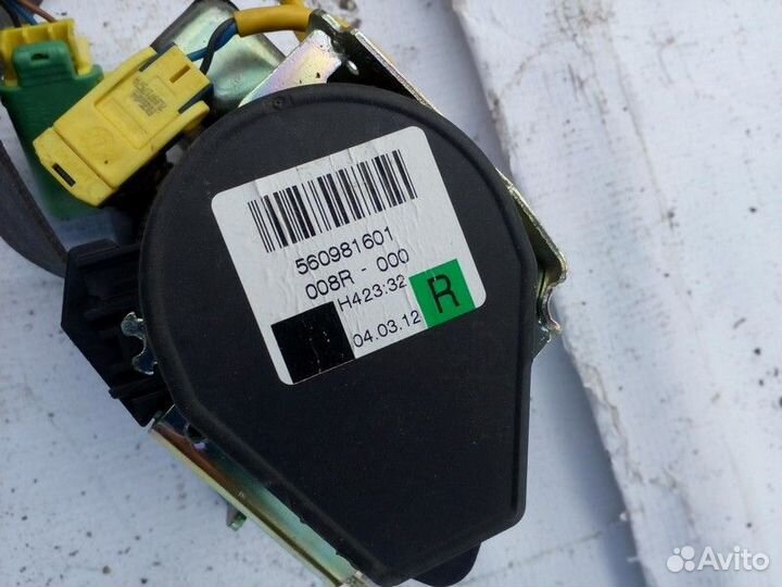 Ремень безопасности передний правый Volkswagen