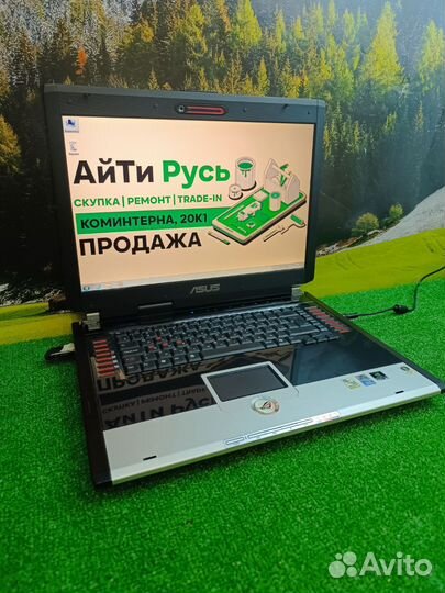 Ретро игровой ноутбук Asus для работы и игр