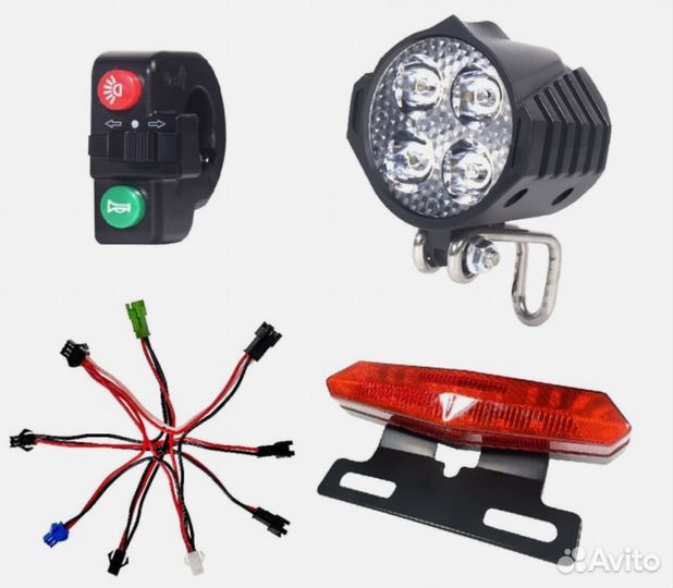 Фары и гудок велосипедные