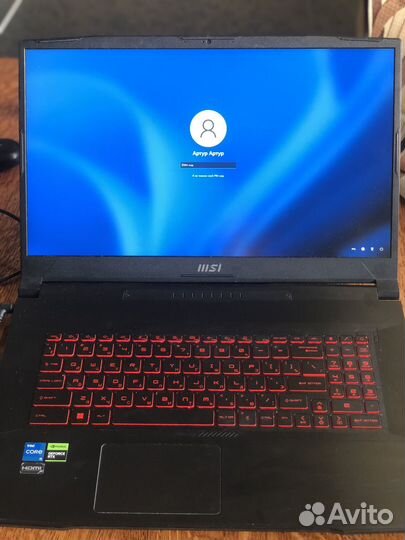 Ноутбук msi gf76 katana