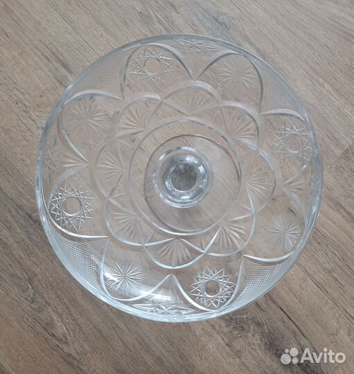 Ваза для фруктов на ножке СССР 50-е г