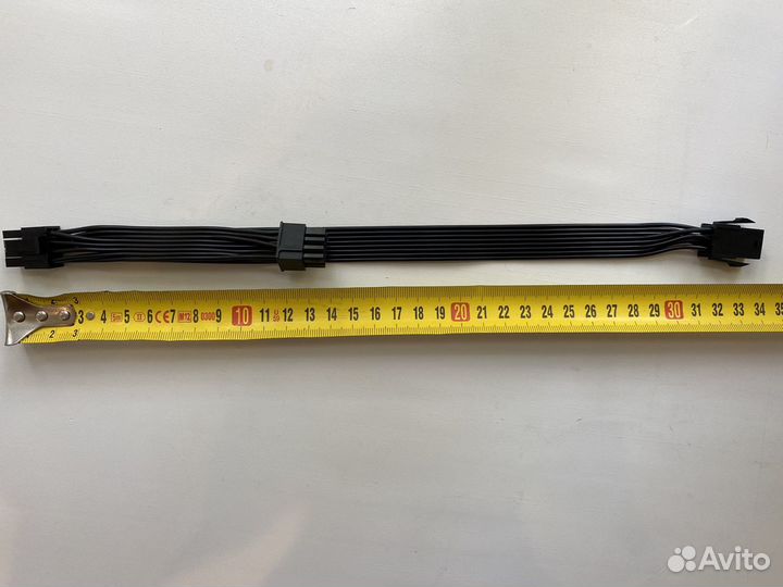 Переходник 6 pin - 2 x 8 pin 34см VGA доп питание