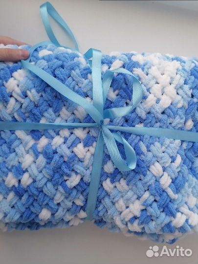 Плед детский плюшевый