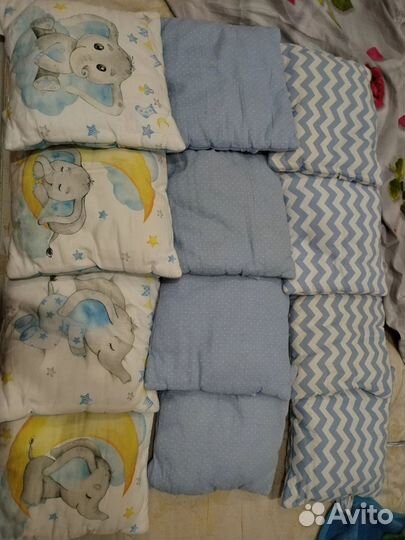 Бортики в кроватку за 2 комплекта