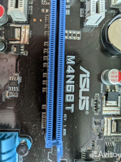 Продам комплект: asus M4N68T + Athlon 64 X2 + 2гб