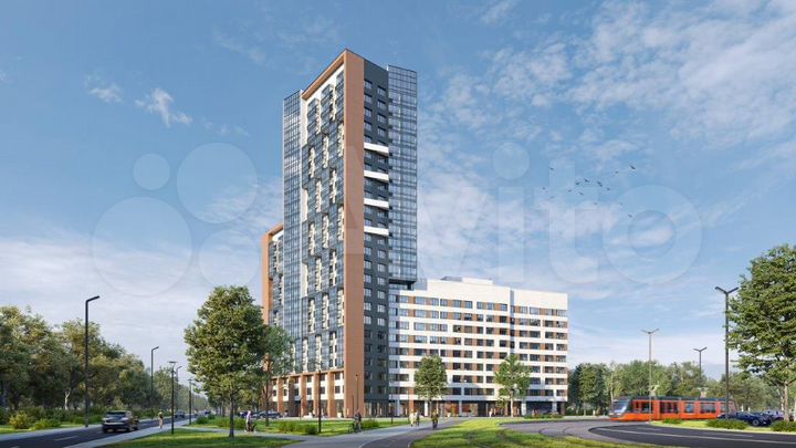 2-к. квартира, 56,7 м², 20/24 эт.