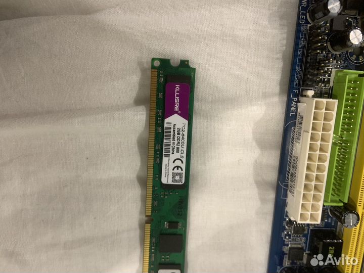 Материнская плата комплект 775 сокет