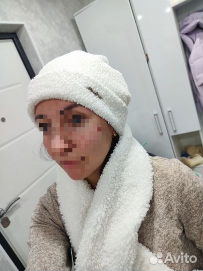 Шапка и снуд женская