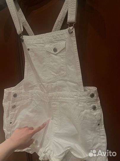 Джинсовый комбинезон женский bershka