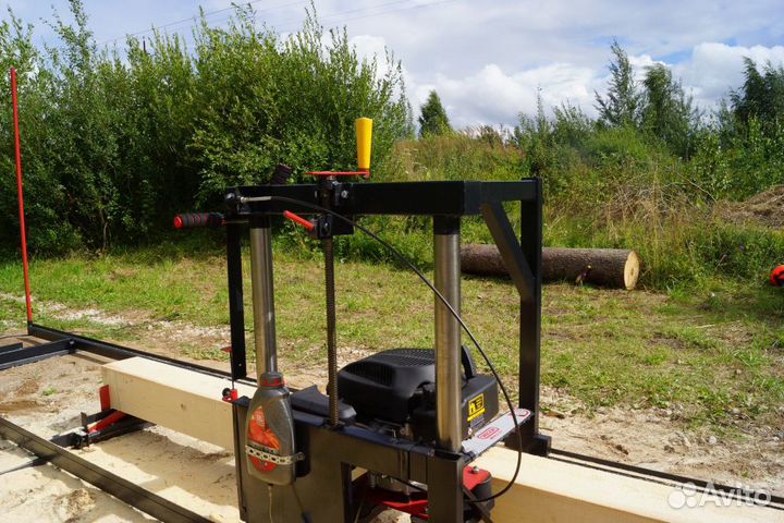 Пилорама бензиновая шинная 5.5л.с