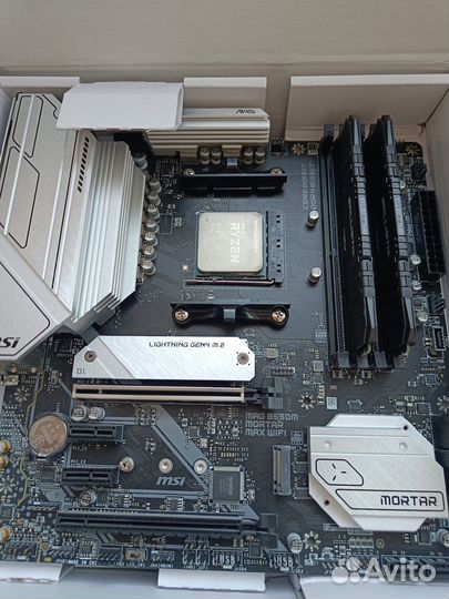 Ryzen 7 5800x комплект (проц, мать, память 32gb)