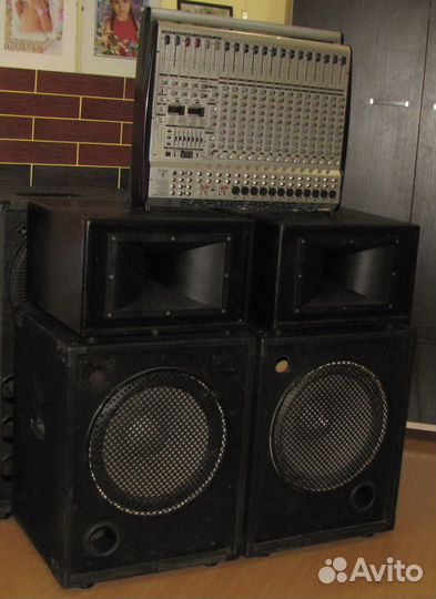 Колонки C-Mark 1100W 4шт Pro D15