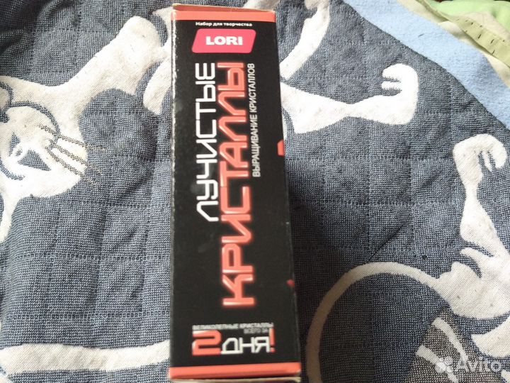 Кристалл красный для выращивания - химия, опыты