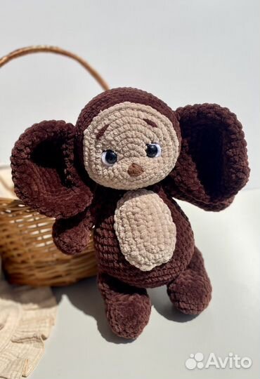 Игрушка чебурашка. Ручная работа