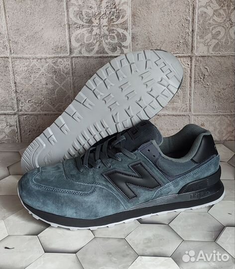 Кроссовки-великаны замшевые NEW balance 574