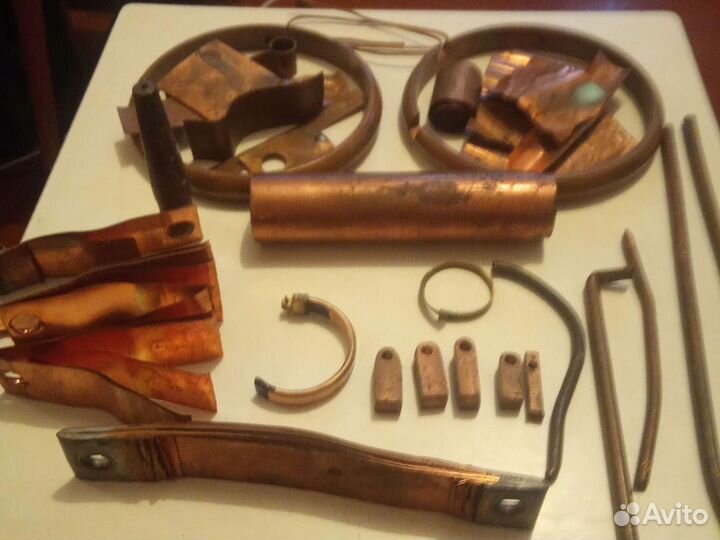 Детали из меди,катушка проволоки 0,2 мм