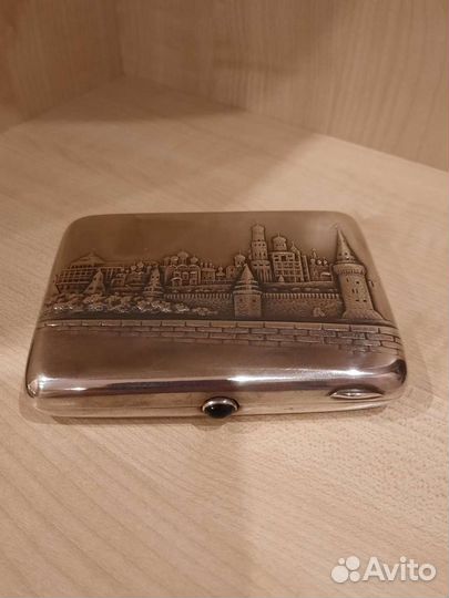 Портсигары серебряные 