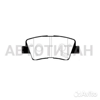 Колодки тормозные, задние (Старый ckkh8 ) HYSanta