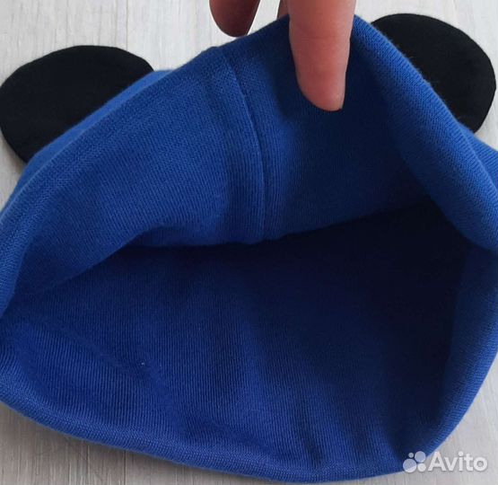 Детская шапка Микки Маус на 9мес - 2г