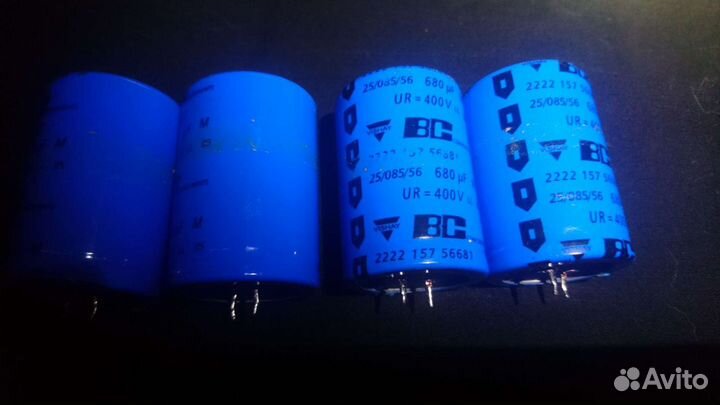 Новые и б/у конденсаторы для лампы