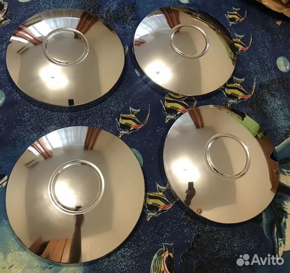 Колпаки хром на Москвич