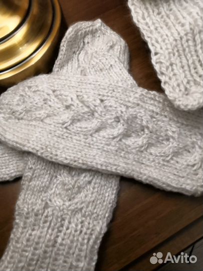 Варежки, шапка, шарф - ручная работа