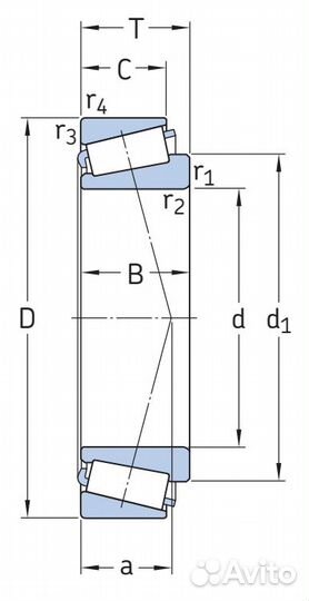 Подшипники SKF 33019/Q (ГОСТ 3007119)