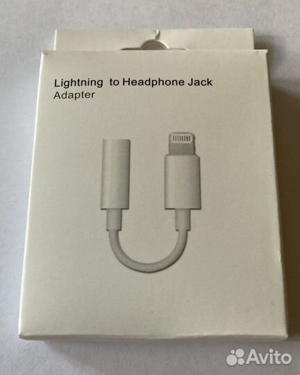 Переходник lightning 3.5 jack