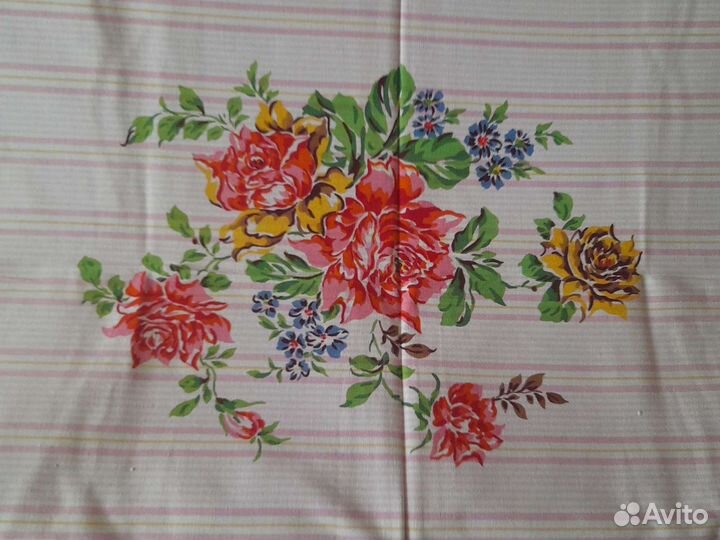 Текстиль лен бу из СССР пр-во китай 50-е г