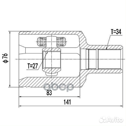 ШРУС MB E-class 212/S-class 221 4 matic 2004-2013