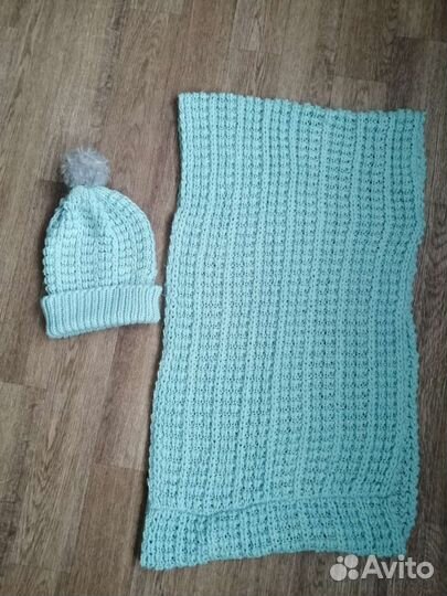 Комплект шапка и снуд