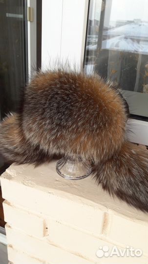 Шапка ушанка и мех