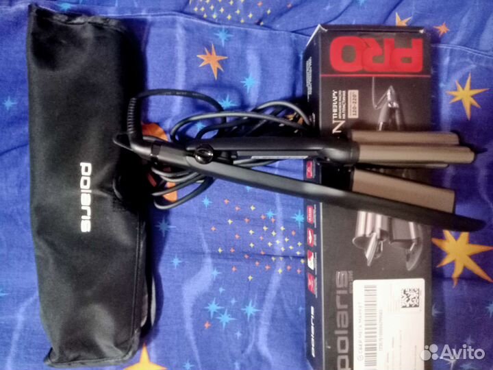 Электрощипцы для завивки волос Polaris