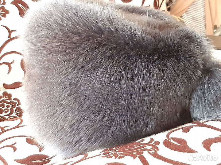 Меховая шапка из песца