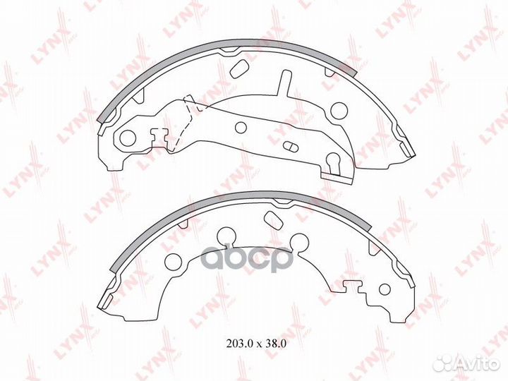 Колодки тормозные барабанные зад ford fusio