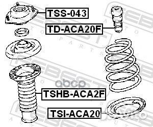 Отбойник переднего амортизатора tdaca20F Febest