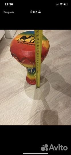 Барабан из Туниса Джембе за 1 шт в наличии 2 шт