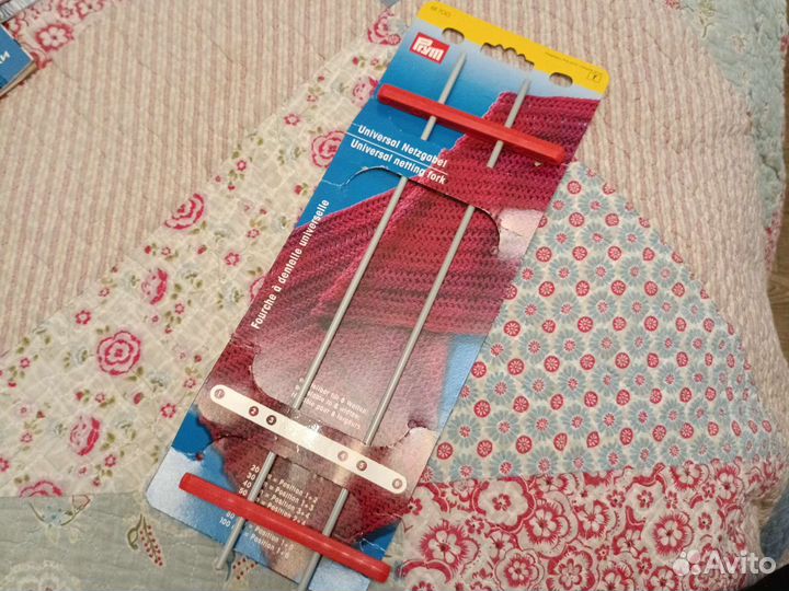 Вилка для вязания prym, журналы по вязанию