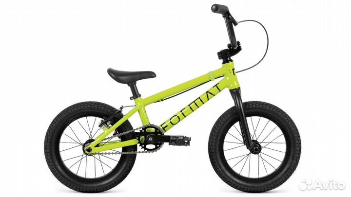 Велосипед Format Kids 14 BMX (2022) зелёный