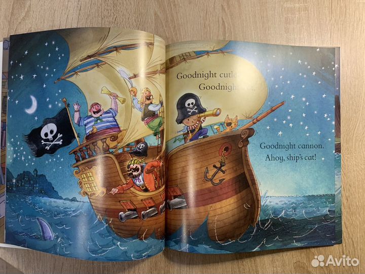 Детская книга на английском языке “Goodnight Pirat