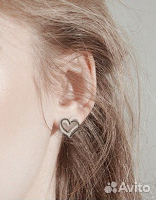 Серебряные серьги гвоздики