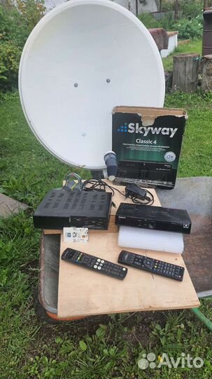 НТВ рессивер,тарелка,подключен по договору