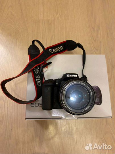 Фотоаппарат Canon 90D почти новый + объектив 17-85