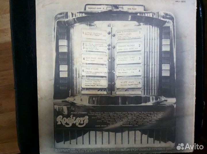 Виниловая грампласт только конверт Rockers,74