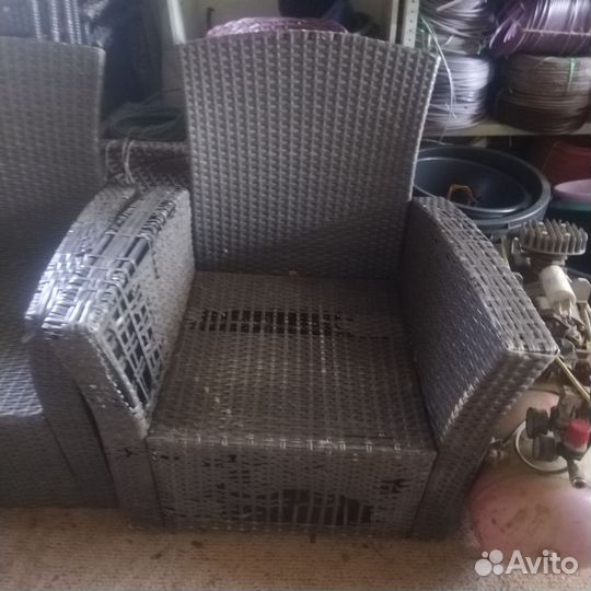 Комплект ротанговой мебели каркас