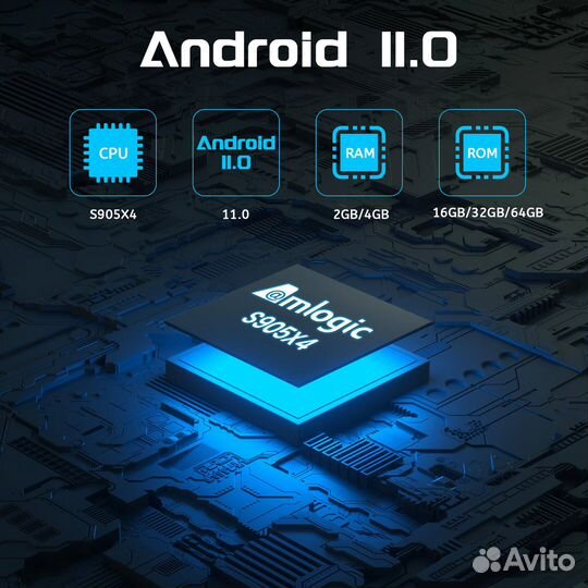 Тв Бокс Transpeed X4 (ан.vontar X4 новый 4/32 Gb)