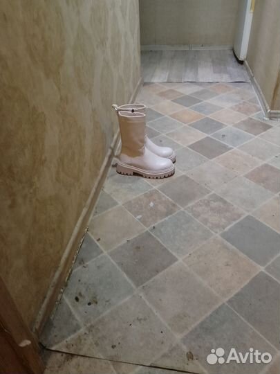 Коженные ботинки