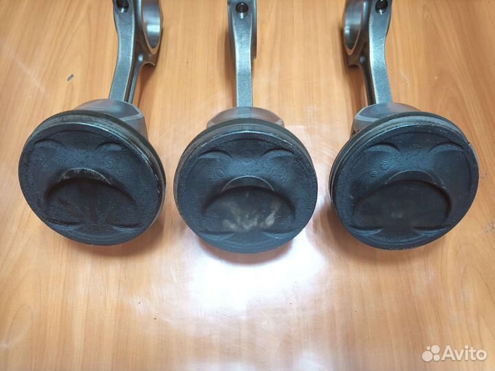 Шатун kia optima G4KJ в сборе с поршнем