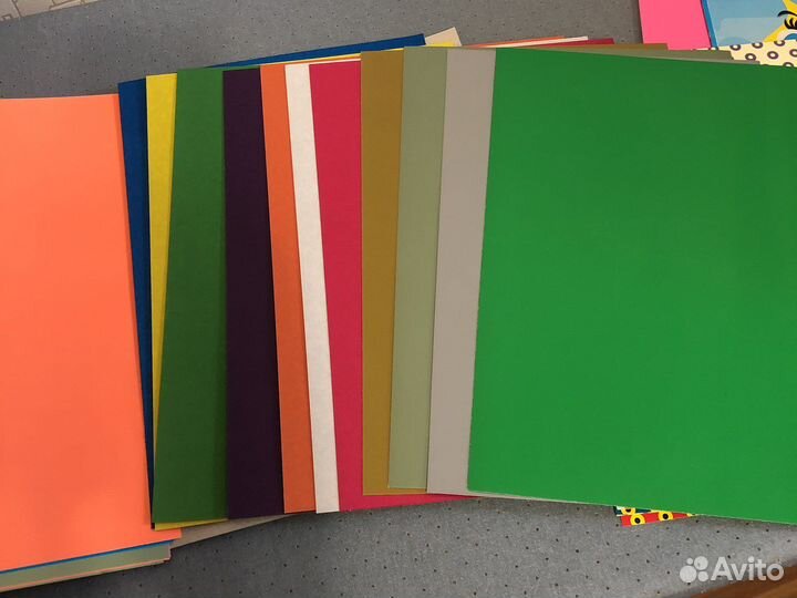 Цветной картон и цветная бумага