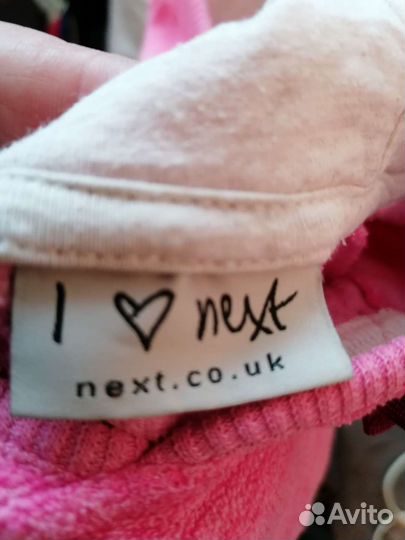 Толстовка на девочку next на 98